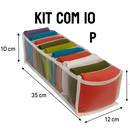 Kit Colmeia organizadora de gavetas Para Calcinhas/Camisetas/Roupas bebê P, M,G,GG - Organizamais