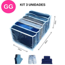 Kit Colmeia organizadora de gavetas Para Calcinhas/Camisetas/Roupas bebê P, M,G,GG - Organizamais