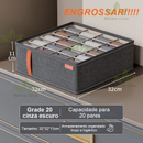 Organizador Dobrável 20 Compartimentos para Roupas Íntimas, Meias e Cuecas | Belly Home